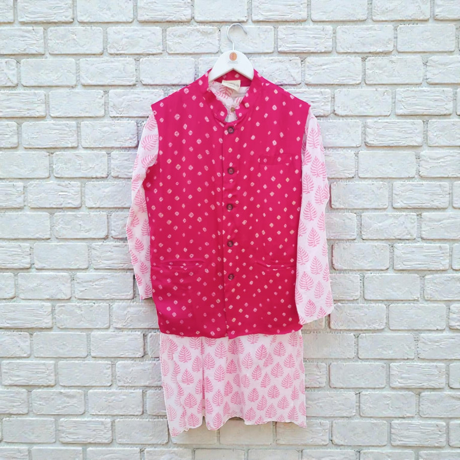 Pink Modal Silk Jacket