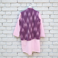 Purple Ikat Cotton Jacket