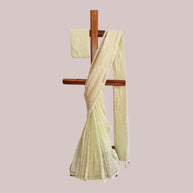 Light Green Kota Doriya Cotton Saree