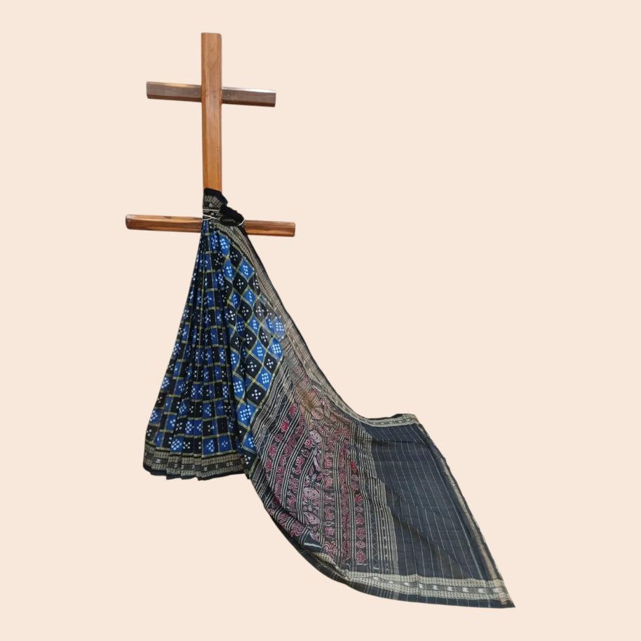 Blue Pasapali Handloom Saree