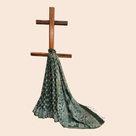 Aarvi Handblock Chanderi Silk Saree