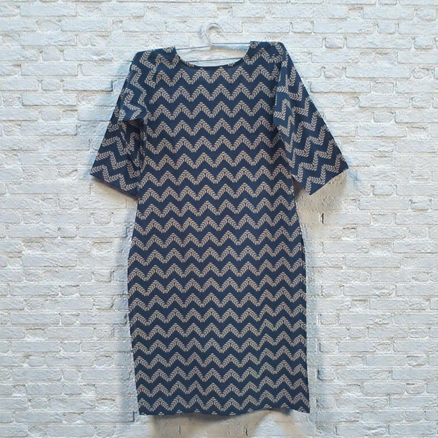 Blue Leaf Handblock Print Cotton Kurta