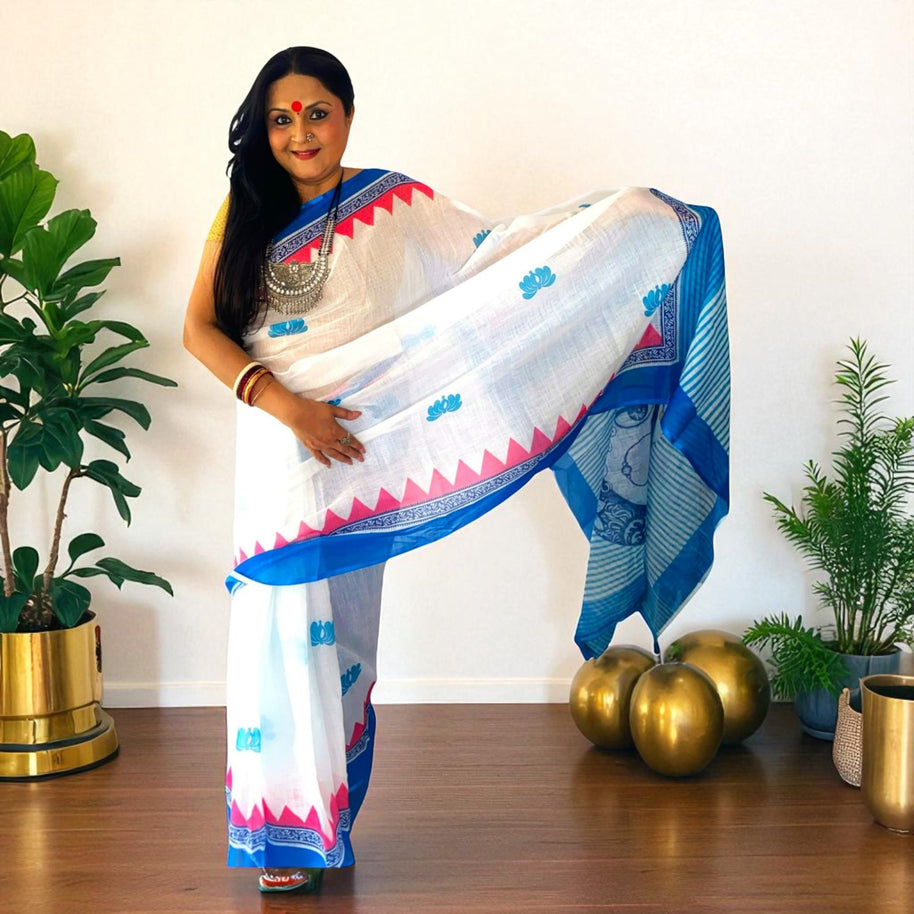 Divine Aura Cotton Saree