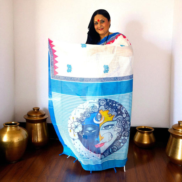 Divine Aura Cotton Saree