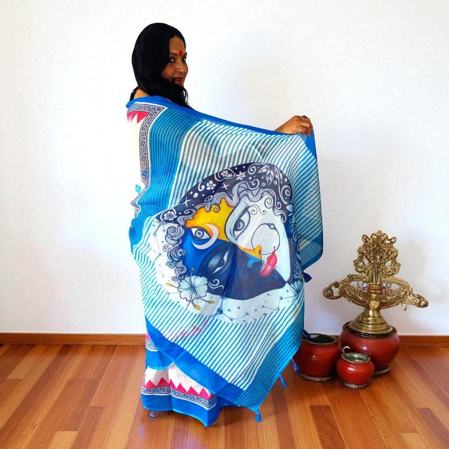 Divine Aura Cotton Saree