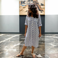 Handspun Hues Cotton Flared Dress