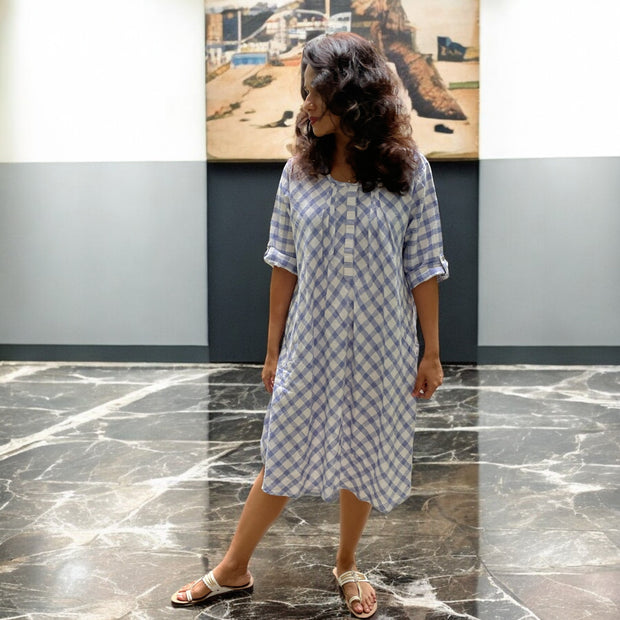 Handspun Hues Cotton Flared Dress