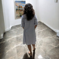 Handspun Hues Cotton Flared Dress