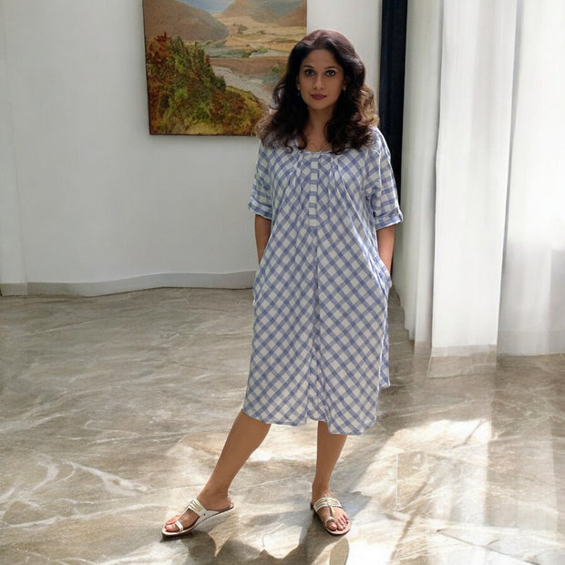 Handspun Hues Cotton Flared Dress