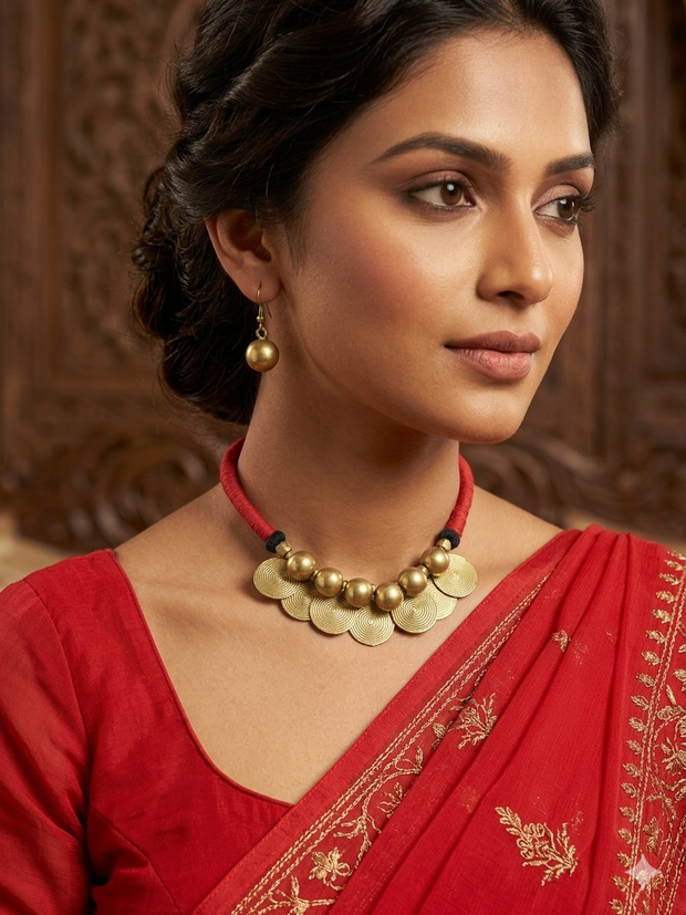 Gulika Dhokra Necklace
