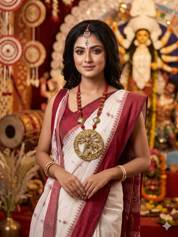 Mandira Shakti Dhokra Necklace