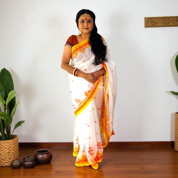 Divine Aura Cotton Saree