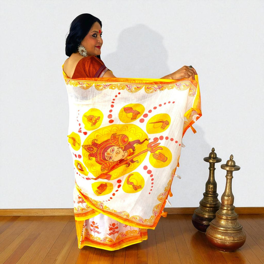 Divine Aura Cotton Saree