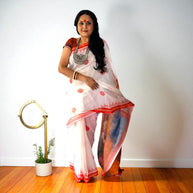 Divine Aura Cotton Saree