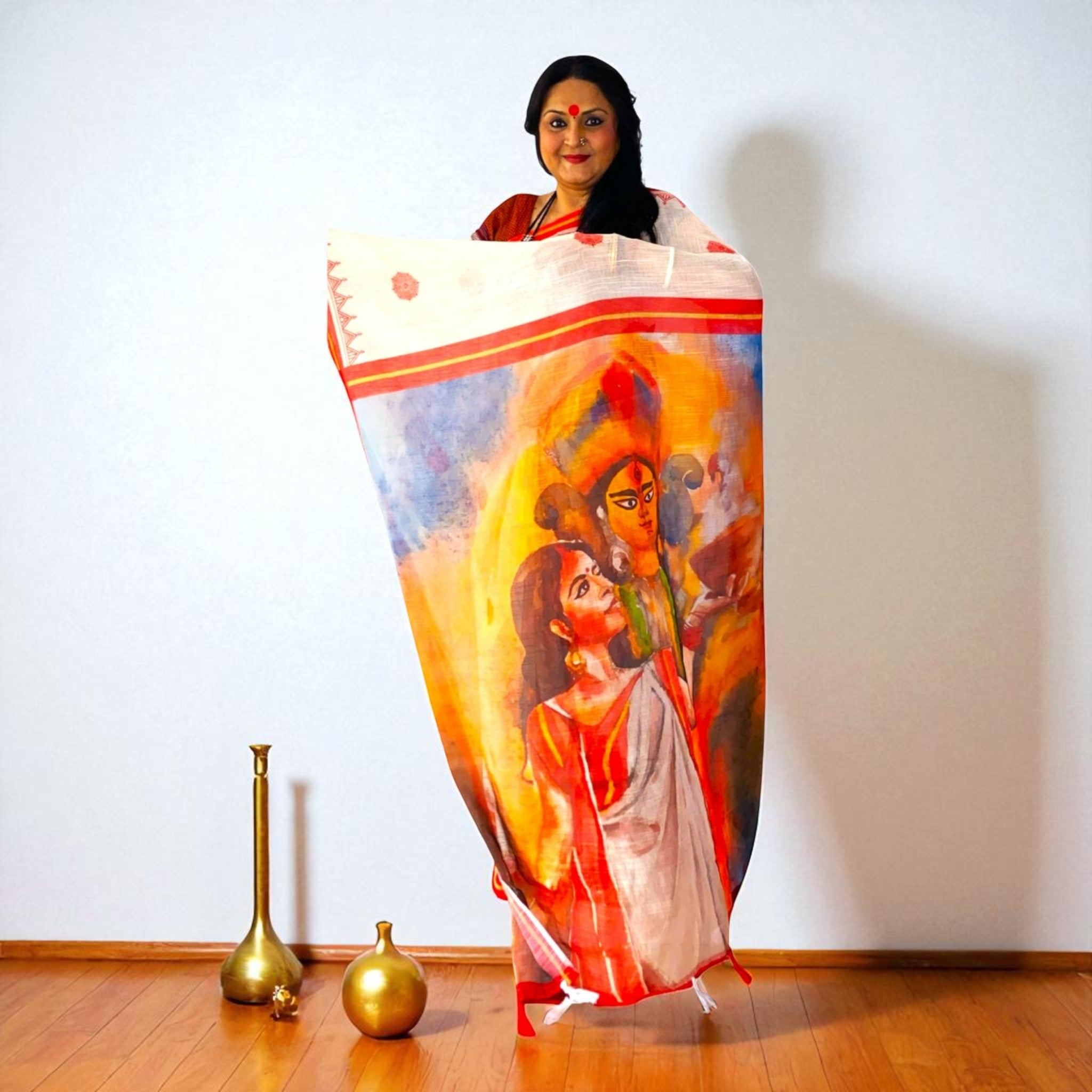 Divine Aura Cotton Saree