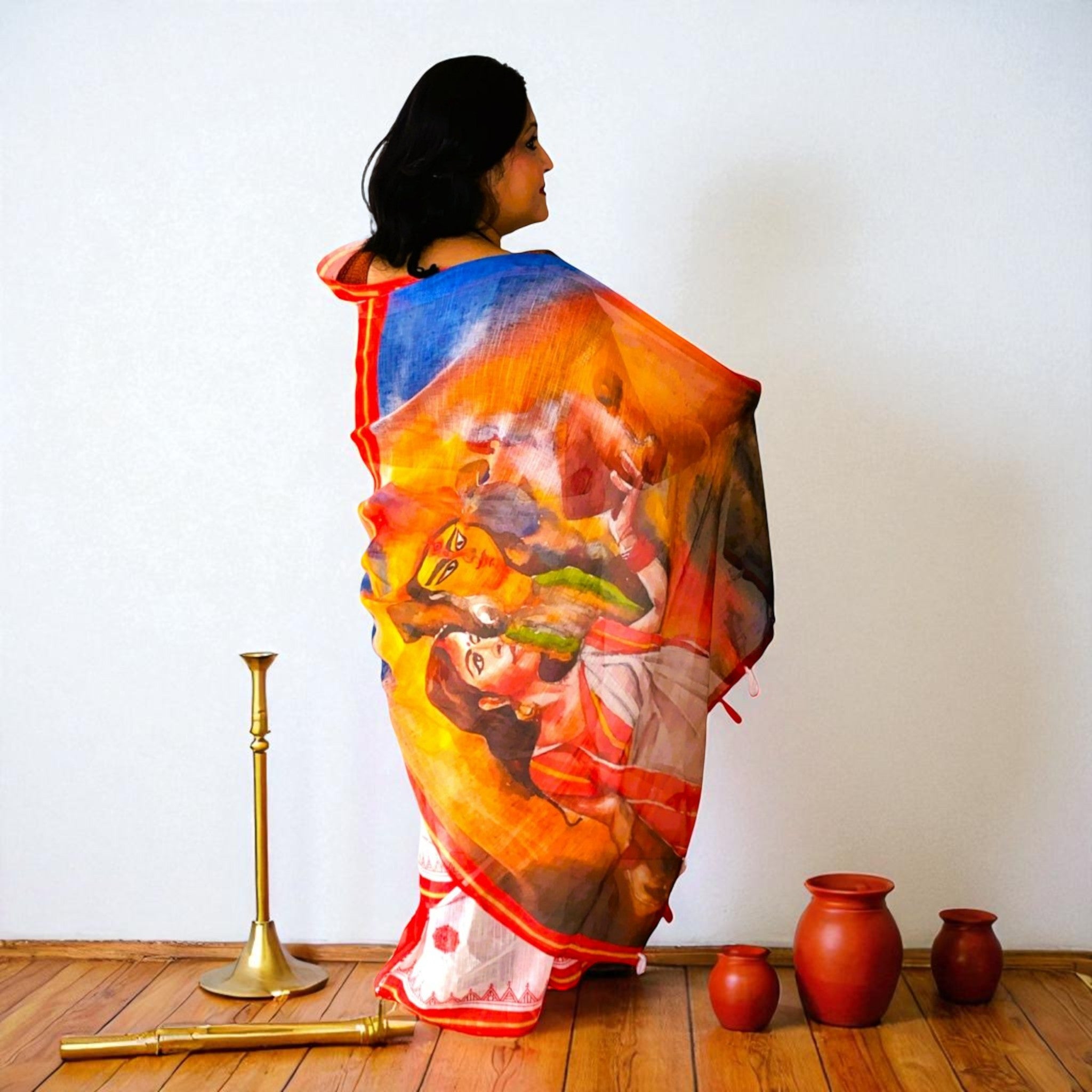 Divine Aura Cotton Saree