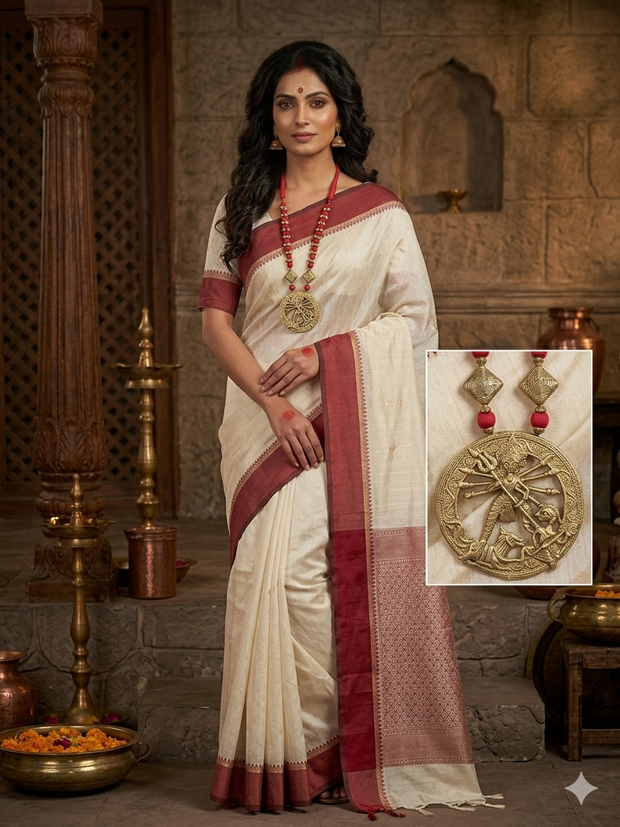 Mandira Shakti Dhokra Necklace