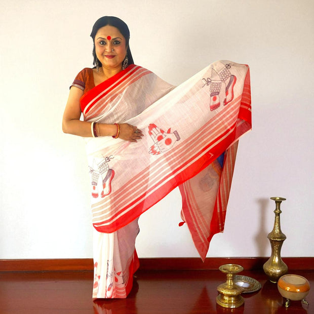Divine Aura Cotton Saree