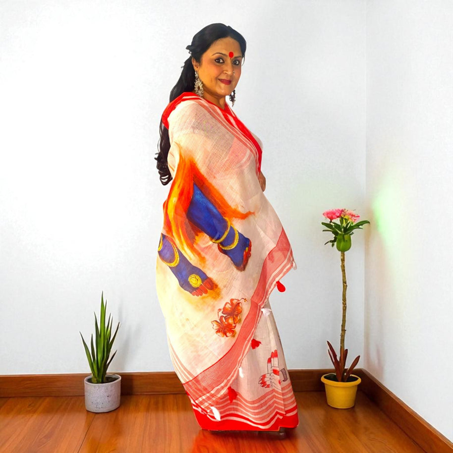 Divine Aura Cotton Saree
