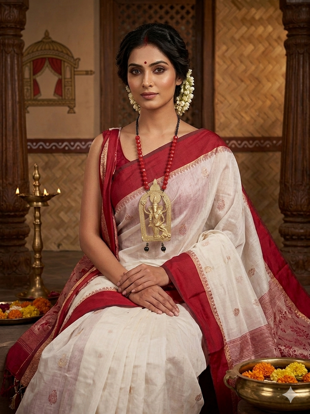 Ganpati Dhokra Necklace