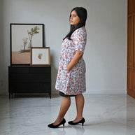 CyanPetal Handblock Cotton Shrug