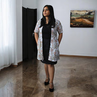 SandPetal Handblock Cotton Shrug