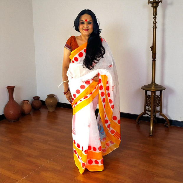 Divine Aura Cotton Saree