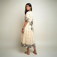 Offwhite Handloom Cotton Dress