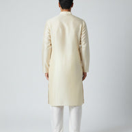 Cream Chikankari Cotton Kurta