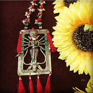 Maa Durga Dhokra Brass Necklace