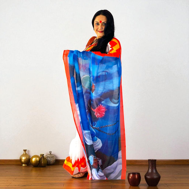 Divine Aura Cotton Saree