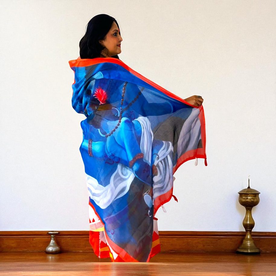 Divine Aura Cotton Saree