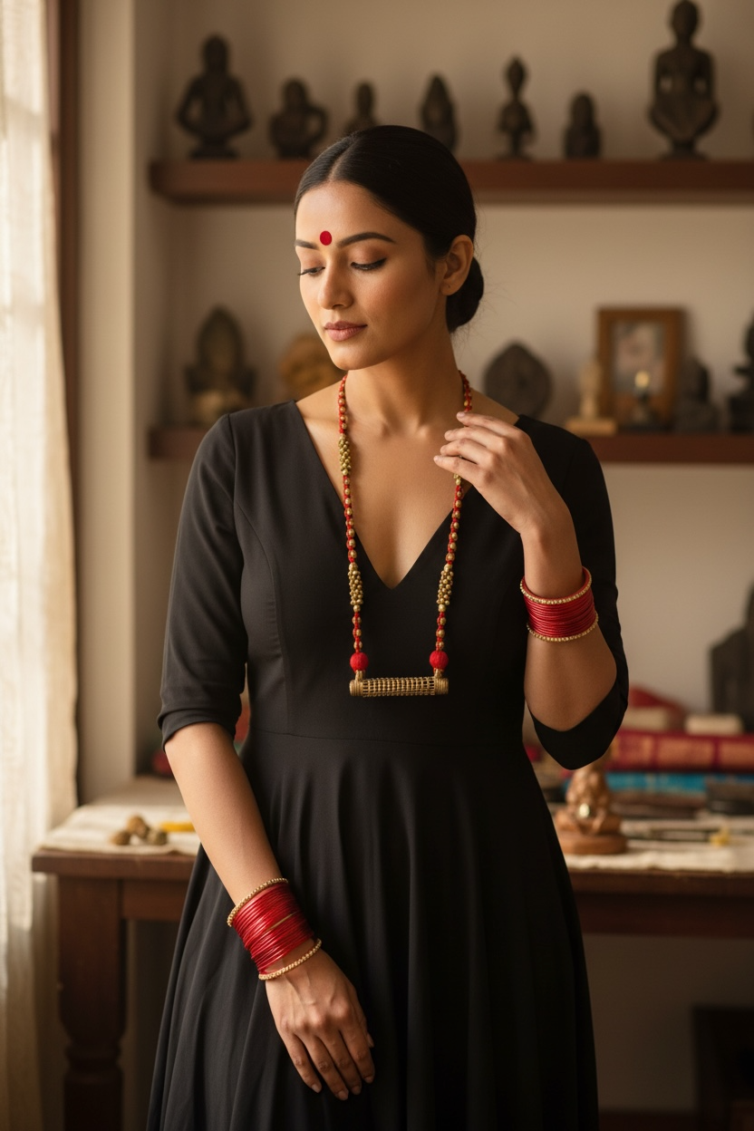 Rajsi Dhara Dhokra Necklace