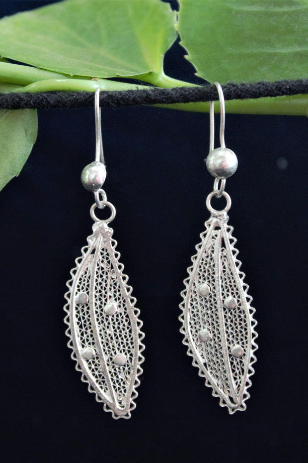 Elm Silver Filigree  Earrings