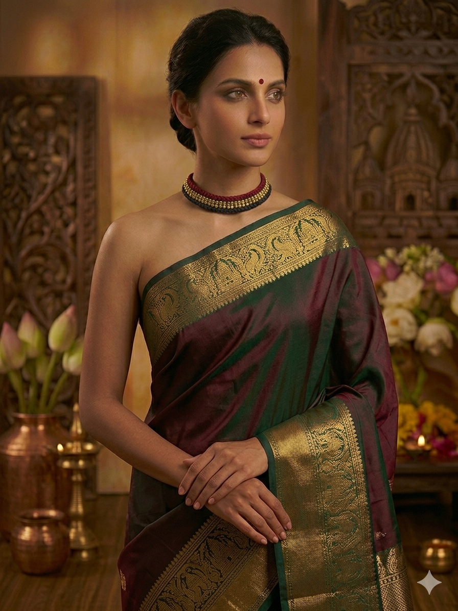 Desi Dori Choker Dhokra Necklace