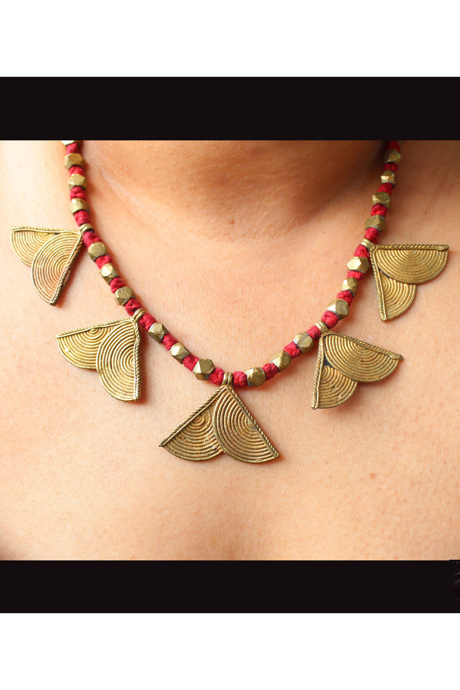 Traditional Dhokra Brass Necklace