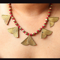Traditional Dhokra Brass Necklace