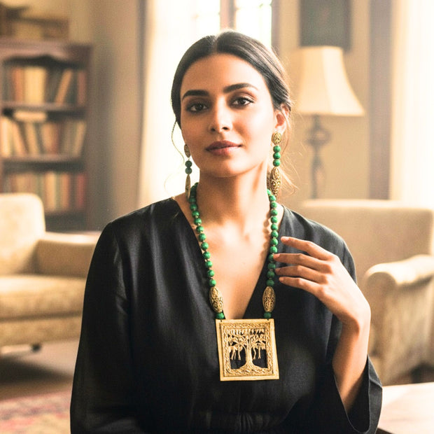 Tree of Life Dhokra Necklace