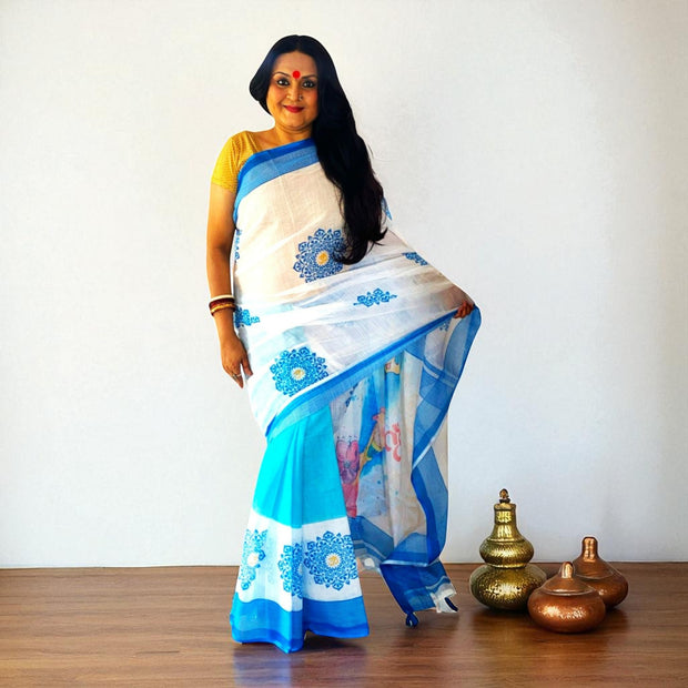 Divine Aura Cotton Saree