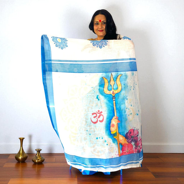 Divine Aura Cotton Saree