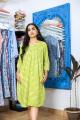 IkatBreeze Handwoven Cotton Flared Dress