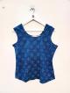 Indigo Hand Block Print Cotton Top