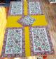 Handblock Print Dining Table Mat Set Of 6