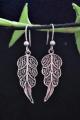 Hazel Silver Filigree Earrings Oxidised 