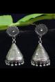 Mondo Cone Stud Silver Filigree Jhumki