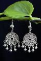 Dreamcatcher Earrings Silver Filigree 